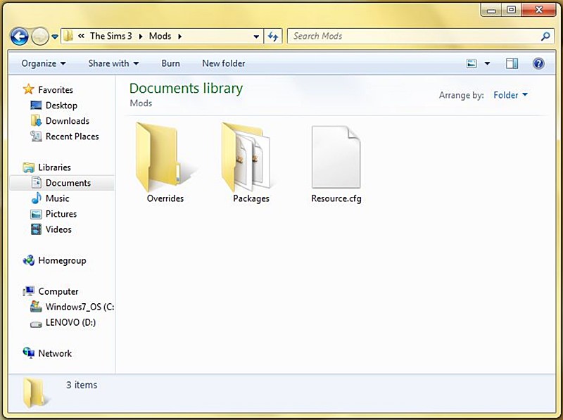 sims 3 mods folder download